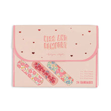  Set de 24 pansements enfants fleuris Konges Sløjd Kiss and Comfort Pink