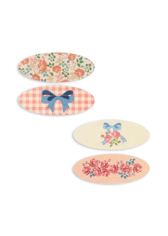 Set de 24 pansements enfants fleuris Konges Sløjd Kiss and Comfort Pink
