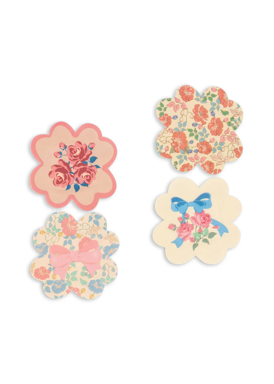 Set de 24 pansements enfants fleuris Konges Sløjd Kiss and Comfort Pink