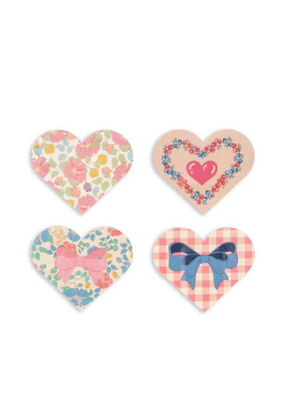 Set de 24 pansements enfants fleuris Konges Sløjd Kiss and Comfort Pink