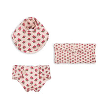  Set puériculture poupée Rosie Rose Konges Slojd avec bavoir, couche et lange