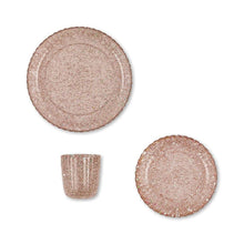  set de repas glitter sparkling blush, konges slojd. 