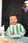 Set repas bébé Tiny Bits Wasabi The Cotton Cloud avec assiette, bol, gobelet et cuillère