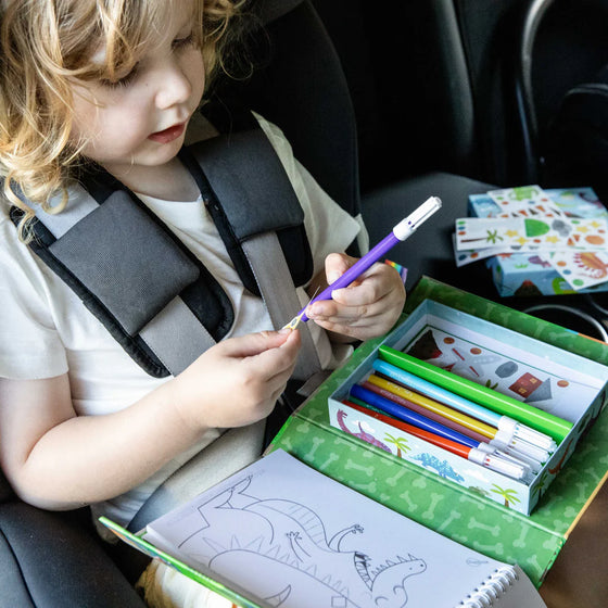 Set de coloriage dinosaures Tiger Tribe kit créatif enfants