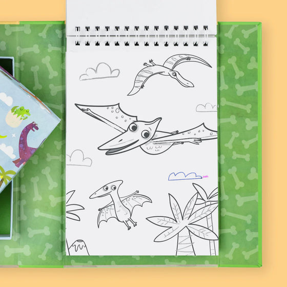 Set de coloriage dinosaures Tiger Tribe kit créatif enfants