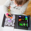 Set de coloriage fluorescent Outer Space Tiger Tribe pour enfants – Ma Biche concept store