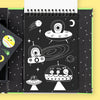 Set de coloriage fluorescent Outer Space Tiger Tribe pour enfants – Ma Biche concept store