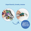 Kit créatif Shrinkorama Bag Tags Tiger Tribe pour fabriquer des porte-clés enfants – Ma Biche concept store