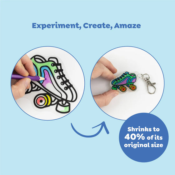 Kit créatif Shrinkorama Bag Tags Tiger Tribe pour fabriquer des porte-clés enfants – Ma Biche concept store