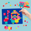 Jeu créatif SiliPop Mosaic Art bleu Super Petit avec tuiles colorées en silicone à assembler