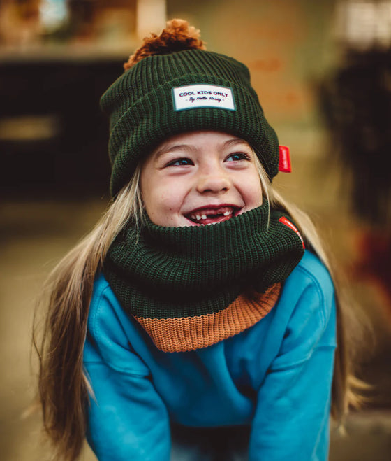Snood Cocoon Forest Hello Hossy pour enfant.