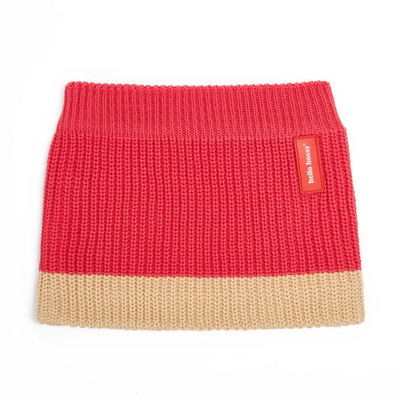 Snood Cocoon Framboise Hello Hossy pour enfant.