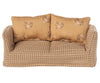 sofa Maileg souris moutarde à fleurs