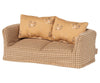 sofa Maileg souris moutarde à fleurs