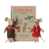 Souris jumelles de Noël, petite soeur et petit frère souris, Maileg