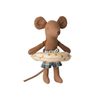 souris maileg plage petit frere bouee pois jaune jouet enfant