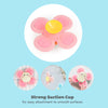 Jouet sensoriel bébé Spinner Bunny Tiger Tribe – ventouse d’éveil lapin rose