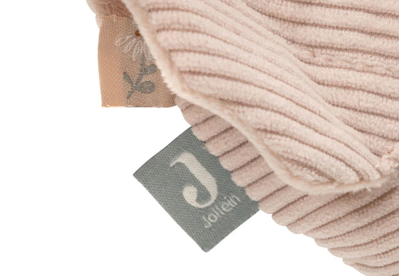 Spirale d’activités bébé Jollein Lovely Birds – jouet sensoriel en tissu pour poussette avec oiseau, fleur et miroir