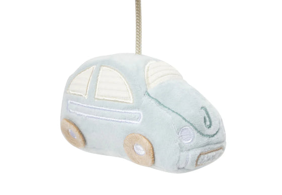Spirale d’activités bébé en tissu thème voiture On the Go – Jollein, jouet sensoriel pour poussette, cosy ou arche