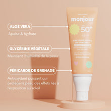  Spray solaire Monjour SPF50+ pour bébé, enfant et famille – ingrédients naturels apaisants