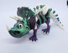 squelette dinosaure articulé et coloré Triceratops Zanimiz