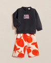 Sweat enfant "Baby Love" - Garment Dye Stone Washed - Emoi Emoi