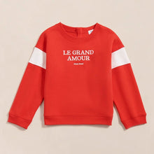  Sweat pour enfant "Le Grand Amour" rouge Emoi Emoi.