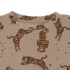 Sweat itty en coton éponge, motif tigre, marque Konges Slojd.