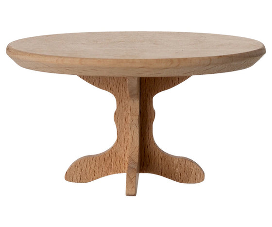 Table basse ovale Maileg en bois – mobilier miniature pour maison de poupée