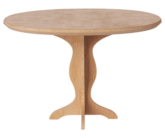 Table ovale en bois miniature Maileg pour maison de poupée