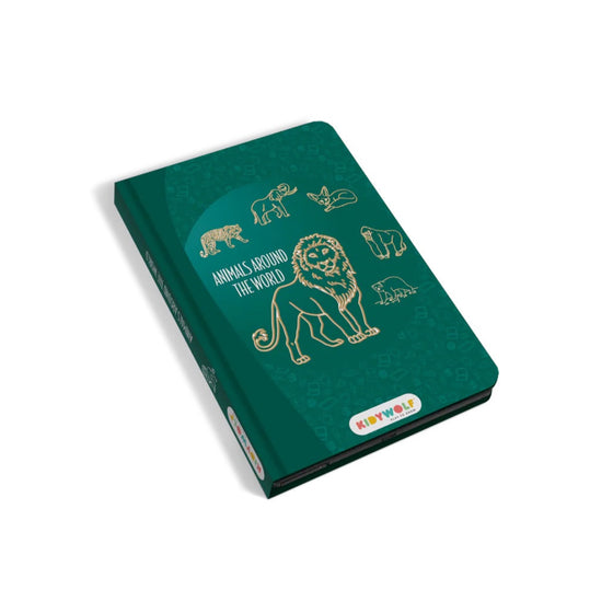 Tablette de dessin pour enfants Kidywolf Animaux autour du monde – jeu éducatif et créatif dès 3 ans pour découvrir la faune mondiale.