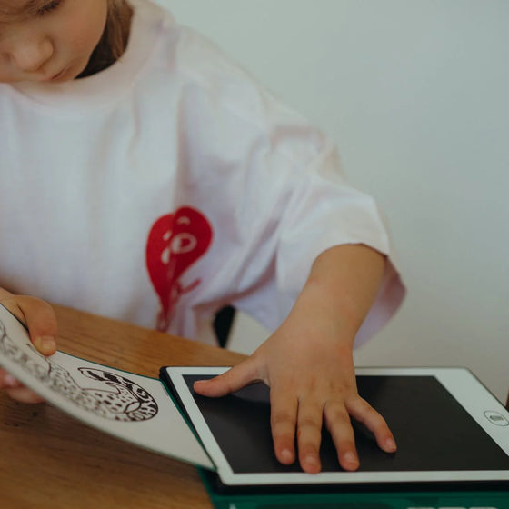 Tablette de dessin pour enfants Kidywolf Animaux autour du monde – jeu éducatif et créatif dès 3 ans pour découvrir la faune mondiale.