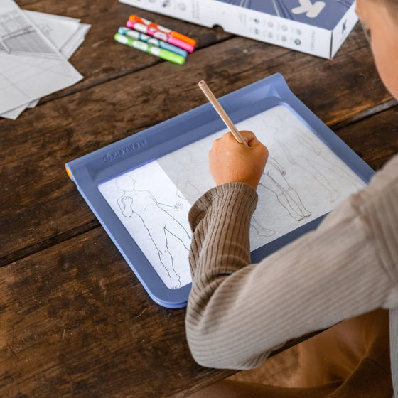 Tablette lumineuse de dessin KidyDrawi Manga bleue Kidywolf