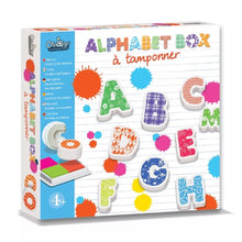  Alphabet Box à tamponner Créa Lign – tampons lettres colorées pour enfants dès 4 ans