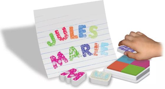 Alphabet Box à tamponner Créa Lign – tampons lettres colorées pour enfants dès 4 ans