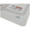 Tapis de jeu enfant avec circuit route train ville et véhicules