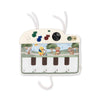 Tapis musical piano pour bébé Konges Sløjd avec touches et animaux musiciens
