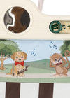 Tapis musical piano pour bébé Konges Sløjd avec touches et animaux musiciens