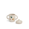 Tasse à bec et anses Neil Bunny Sandy Liewood pour bébé et enfant.