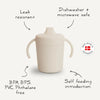 Tasse d’apprentissage avec anses et bec verseur en plastique PP ivoire Mushie – Concept store famille