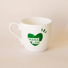  Tasse Mama love coeur vert Emoi Emoi. Cadeau fête des mères.