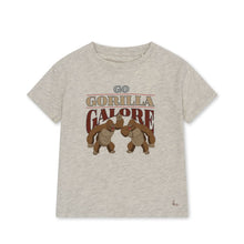  T-shirt Off white melange avec gorilles Konges Slojd.