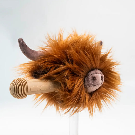 Tête de vache écossaise Wild & Soft pour vélo et trottinette enfant