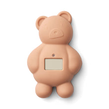  Thermomètre de bain, Ours rose en silicone, marque Liewood.