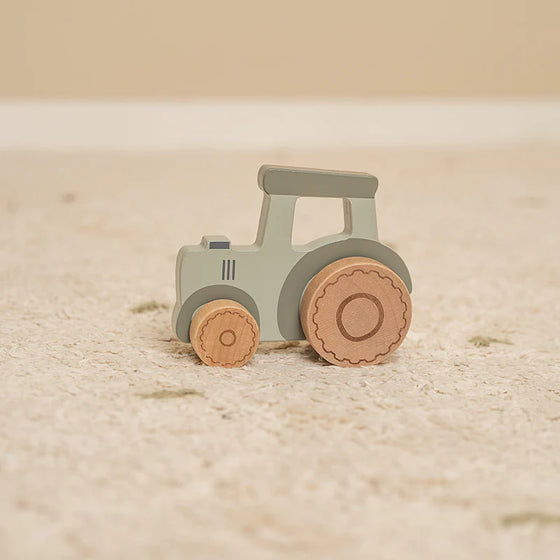 Tracteur en bois, collection Little Farm, marque Little Dutch.