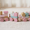 train à blocs en bois fairy garden little dutch jouet d'éveil bois fsc bébé empilable