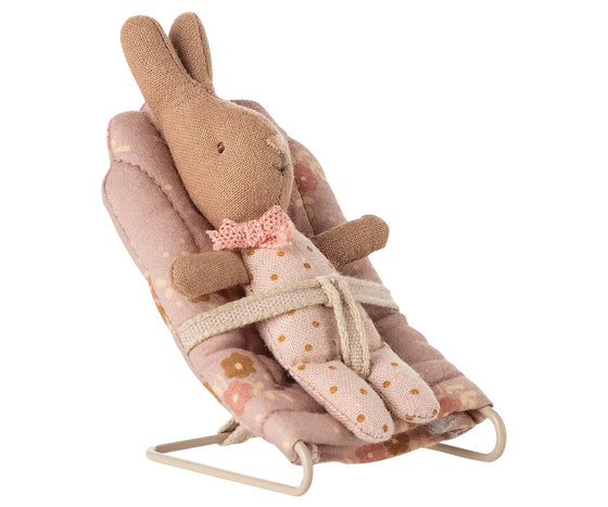 Transat Maileg Rose – Accessoire miniature pour souris et lapins