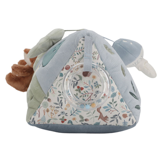 Triangle d’activités bébé en tissu doux – forêt enchantée Little Dutch