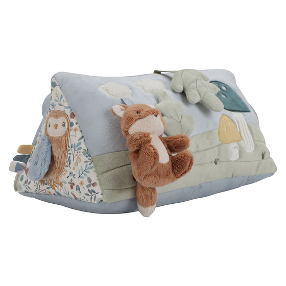 Triangle d’activités bébé en tissu doux – forêt enchantée Little Dutch