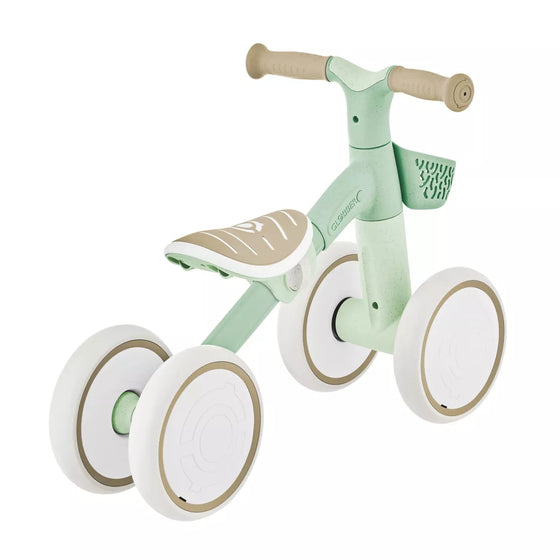 Tricycle évolutif 3-en-1 Globber vert sauge – Pousseur, tricycle et draisienne pour bébé dès 15 mois